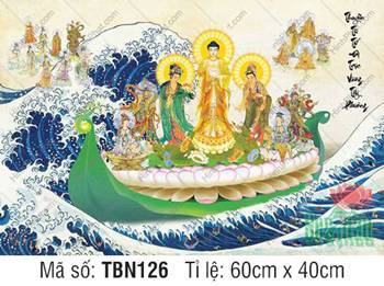 Thuyền Từ Tế Độ Trực Vãng Tây Phương TBN126, Đức Phật mặc y vàng