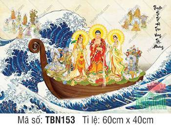 Thuyền Từ Tế Độ Trực Vãng Tây Phương TBN153, Đức Phật khoác y đỏ
