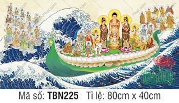 Thuyền Từ Tế Độ Trực Vãng Tây Phương TBN225, cảnh Đức Phật áo gấm Thuyền Từ Tế Độ Trực Vãng Tây Phương TBN225, cảnh Đức Phật áo gấm