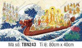 Thuyền Từ Tế Độ Trực Vãng Tây Phương TBN243, thuyền đầu rồng y vàng
