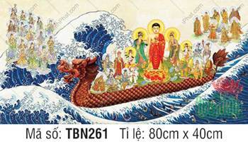 Thuyền Từ Tế Độ Trực Vãng Tây Phương TBN261, đài sen hồng rực