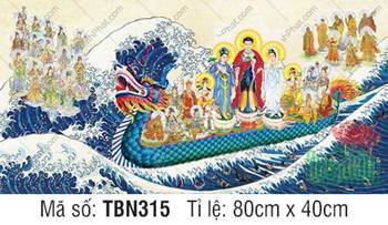Thuyền Từ Tế Độ Trực Vãng Tây Phương TBN315, áo cà sa đỏ Thuyền Từ Tế Độ Trực Vãng Tây Phương TBN315, áo cà sa đỏ