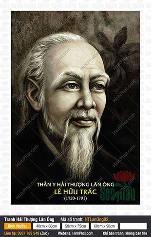 Hình Hải Thượng Lãn Ông 02, chân dung thần y râu tóc bạc trắng
