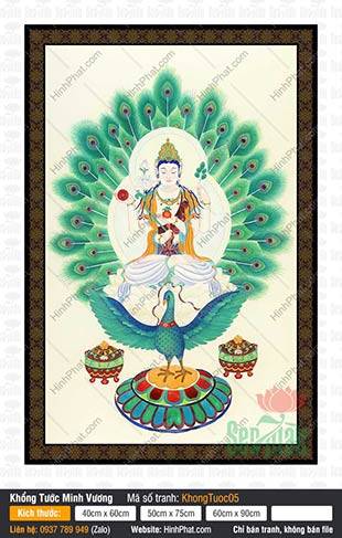 Phật Mẫu Khổng Tước Đại Minh Vương KhongTuoc05