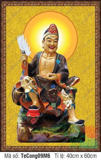 Hình Ảnh Tế Công Hoạt Phật TeCong09M6, ngài hoan hỉ cầm chiếc quạt trắng Hình Ảnh Tế Công Hoạt Phật TeCong09M6, ngài hoan hỉ cầm chiếc quạt trắng