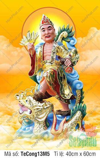 Hình Tế Công Khổ Lớn TeCong13M5, uy nghiêm cưỡi rồng vàng Hình Tế Công Khổ Lớn TeCong13M5, uy nghiêm cưỡi rồng vàng