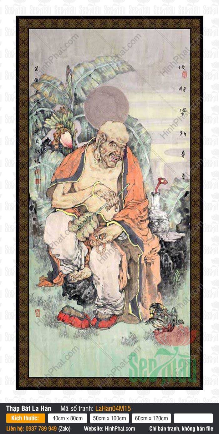 Hình Ảnh 18 Vị La Hán LaHan04M15, Thập Bát La Hán, Tranh Thập Bát La Hán, Hình Thập Bát La Hán, Mười Tám Vị La Hán, 18 Vị La Hán, In Tranh Phật Đẹp Hình Ảnh 18 Vị La Hán LaHan04M15, Thập Bát La Hán, Tranh Thập Bát La Hán, Hình Thập Bát La Hán, Mười Tám Vị La Hán, 18 Vị La Hán, In Tranh Phật Đẹp