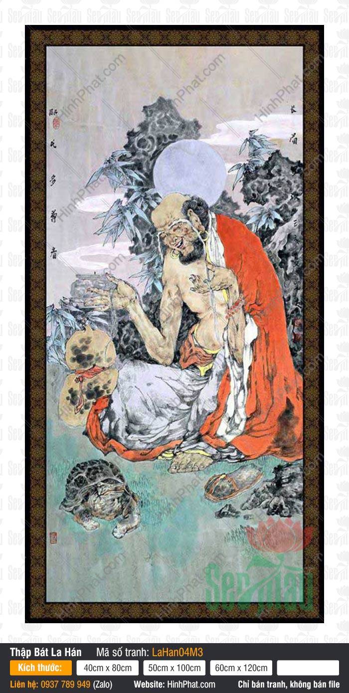 Hình Thập Bát La Hán Khổ Lớn LaHan04M3, Tranh 18 Vị La Hán, Tranh Thập Bát La Hán, Hình Thập Bát La Hán, Mười Tám Vị La Hán, Thập Bát La Hán, Hình Ảnh Phật Hình Thập Bát La Hán Khổ Lớn LaHan04M3, Tranh 18 Vị La Hán, Tranh Thập Bát La Hán, Hình Thập Bát La Hán, Mười Tám Vị La Hán, Thập Bát La Hán, Hình Ảnh Phật