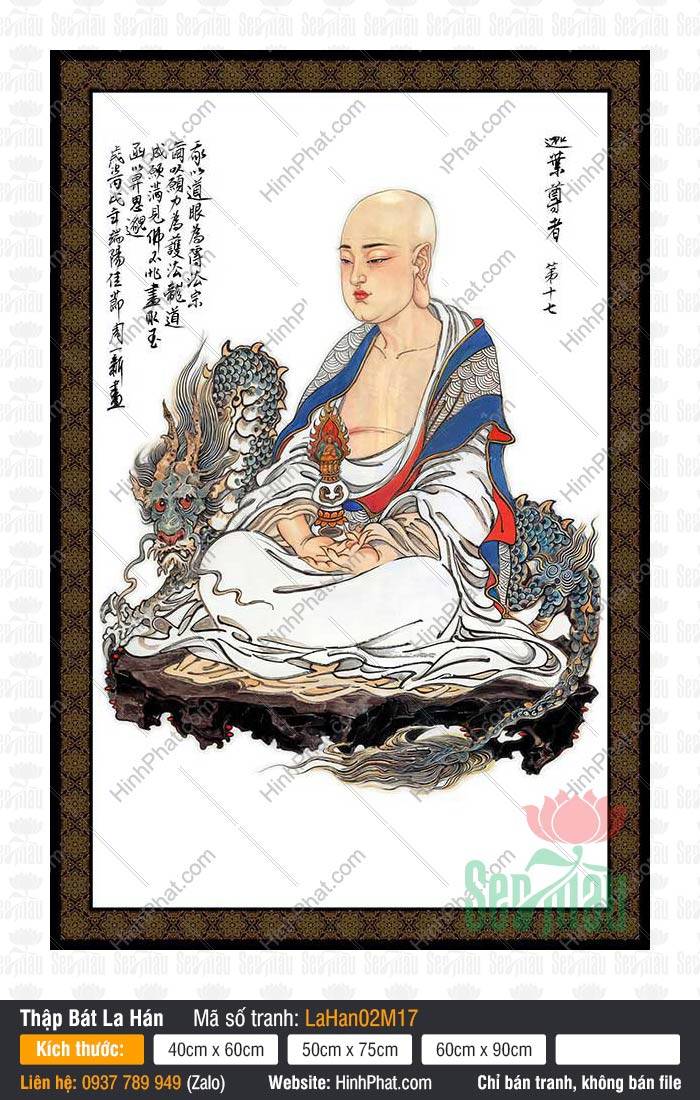 Hình Thập Bát La Hán Kích Thước Lớn LaHan02M17, Hình Mười Tám Vị La Hán, Tranh Thập Bát La Hán, 18 Vị La Hán, Thập Bát La Hán, Tranh Mặt Phật Đẹp Hình Thập Bát La Hán Kích Thước Lớn LaHan02M17, Hình Mười Tám Vị La Hán, Tranh Thập Bát La Hán, 18 Vị La Hán, Thập Bát La Hán, Tranh Mặt Phật Đẹp