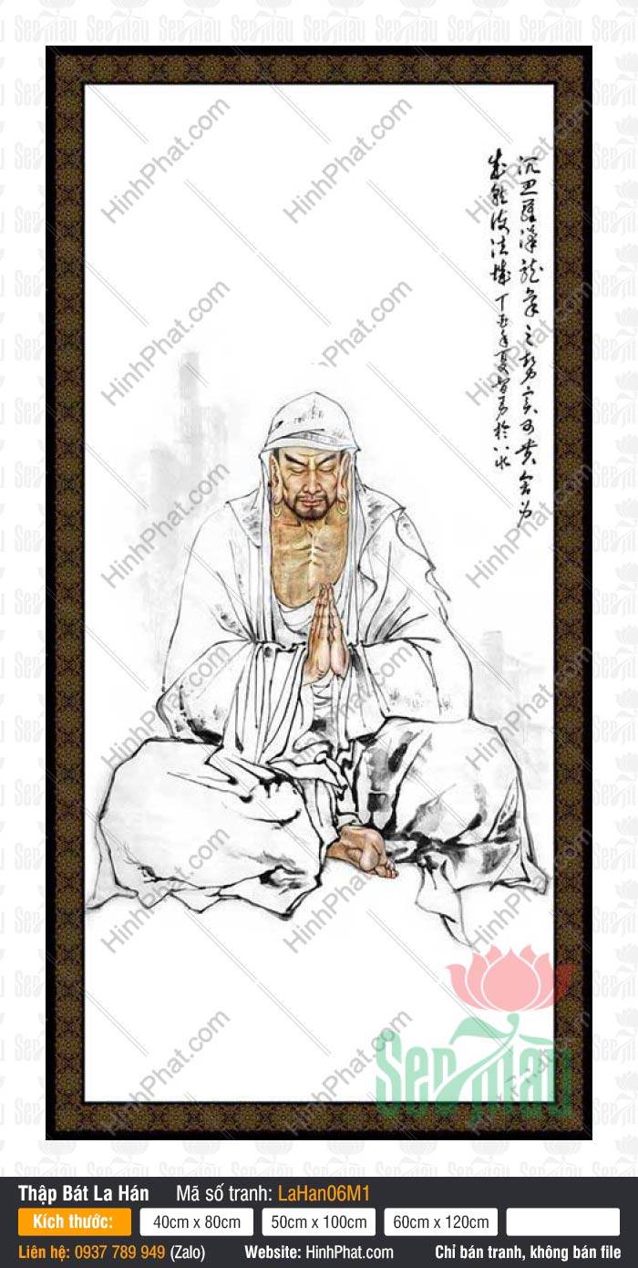Tranh Vẽ 18 Vị La Hán LaHan06M1, Thập Bát La Hán, Tranh Thập Bát La Hán, Hình Thập Bát La Hán, Mười Tám Vị La Hán, 18 Vị La Hán, In Hình Phật Tranh Vẽ 18 Vị La Hán LaHan06M1, Thập Bát La Hán, Tranh Thập Bát La Hán, Hình Thập Bát La Hán, Mười Tám Vị La Hán, 18 Vị La Hán, In Hình Phật