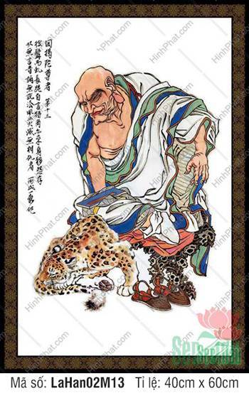 Hình Mười Tám Vị La Hán LaHan02M13, thần thái tĩnh lặng an nhiên Hình Mười Tám Vị La Hán LaHan02M13, thần thái tĩnh lặng an nhiên