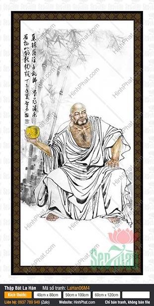 Hình Mười Tám Vị La Hán LaHan06M4, Thập Bát La Hán