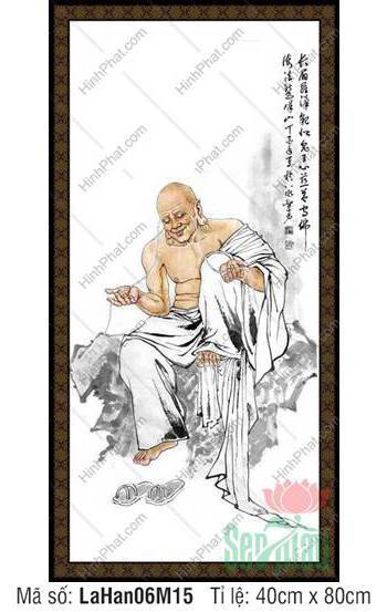 Hình Thập Bát La Hán LaHan06M15, Trường Mi tôn giả tự tại Hình Thập Bát La Hán LaHan06M15, Trường Mi tôn giả tự tại