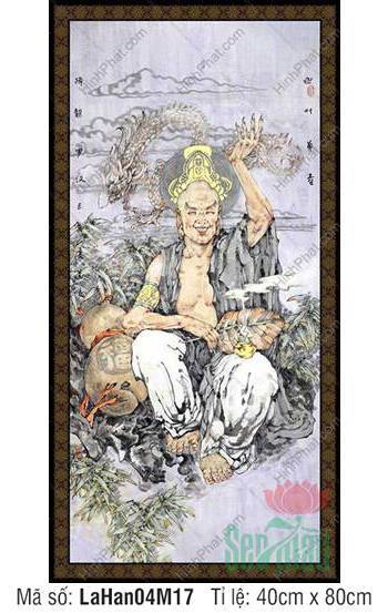 Mười Tám Vị La Hán LaHan04M17, thần rồng uốn lượn Mười Tám Vị La Hán LaHan04M17, thần rồng uốn lượn