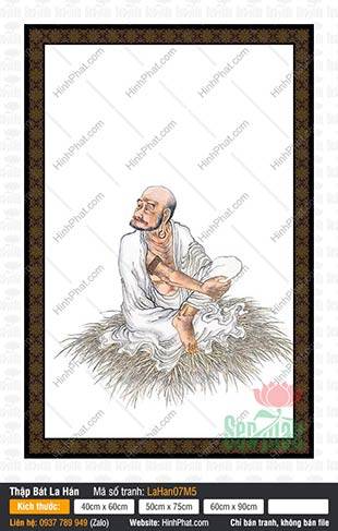 Mười Tám Vị La Hán LaHan07M5, Tranh 18 Vị La Hán