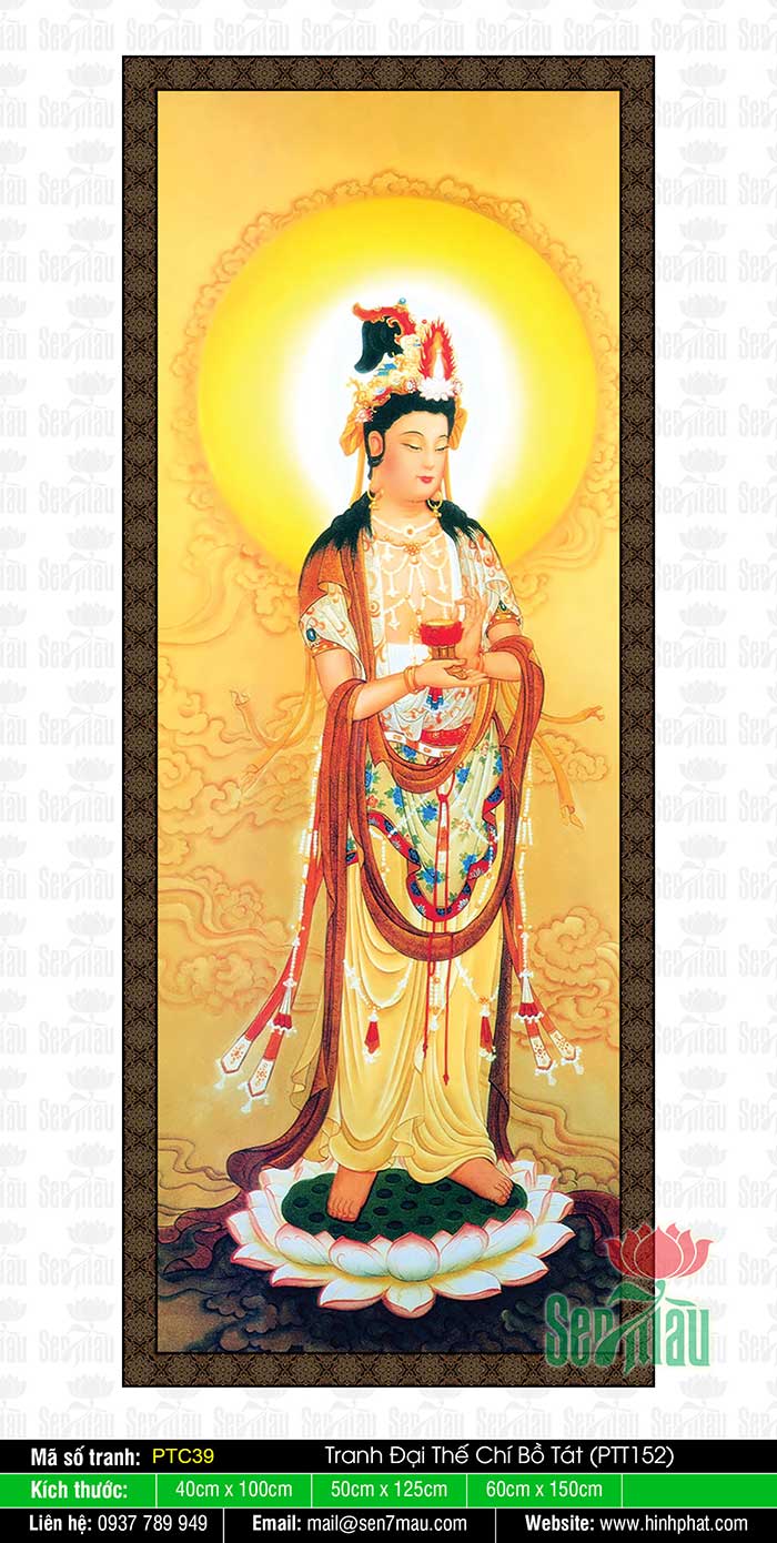 Ảnh Phật đại thế chí bồ tát đẹp không chỉ là bức tranh hoạt hình đơn thuần, mà còn là tác phẩm nghệ thuật tinh tế truyền tải đến người xem thông điệp tôn giáo và sự tinh tế về đạo Phật.