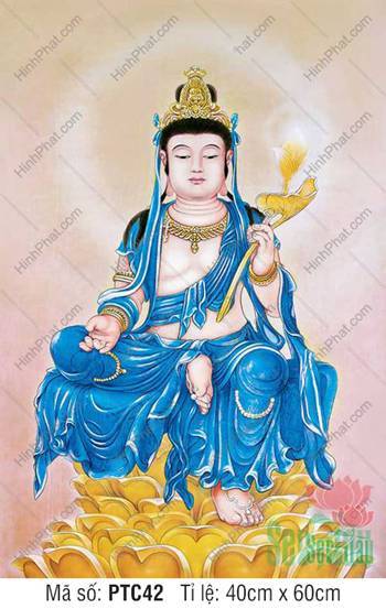Bồ Tát Đại Thế Chí PTC42, tôn tượng Ngài ngự đài sen vàng Bồ Tát Đại Thế Chí PTC42, tôn tượng Ngài ngự đài sen vàng