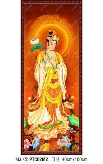 Đại Thế Chí Bồ Tát Đẹp PTC02M2, Ngài đứng trên tòa sen hồng Đại Thế Chí Bồ Tát Đẹp PTC02M2, Ngài đứng trên tòa sen hồng