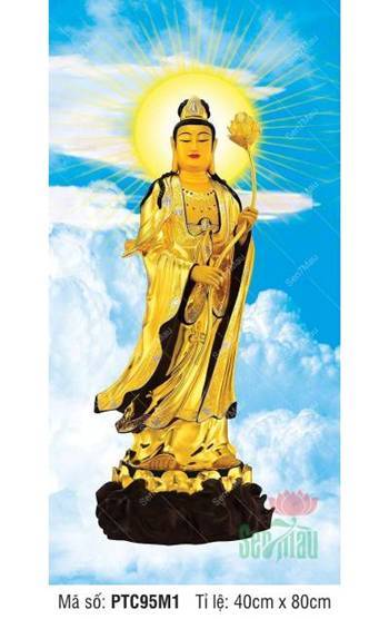 Hình Đại Thế Chí Bồ Tát PTC95M1, tôn tượng đứng giữa trời xanh Hình Đại Thế Chí Bồ Tát PTC95M1, tôn tượng đứng giữa trời xanh