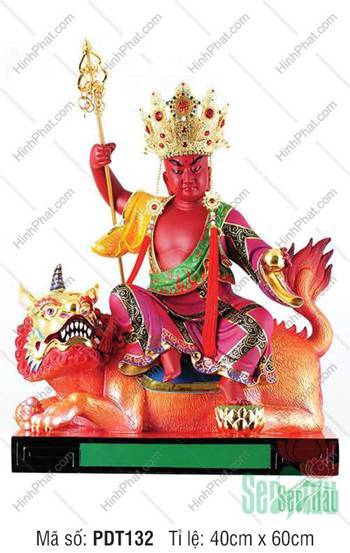 Hình Địa Tạng Vương Bồ Tát đẹp nhất PDT132, Ngự linh thú