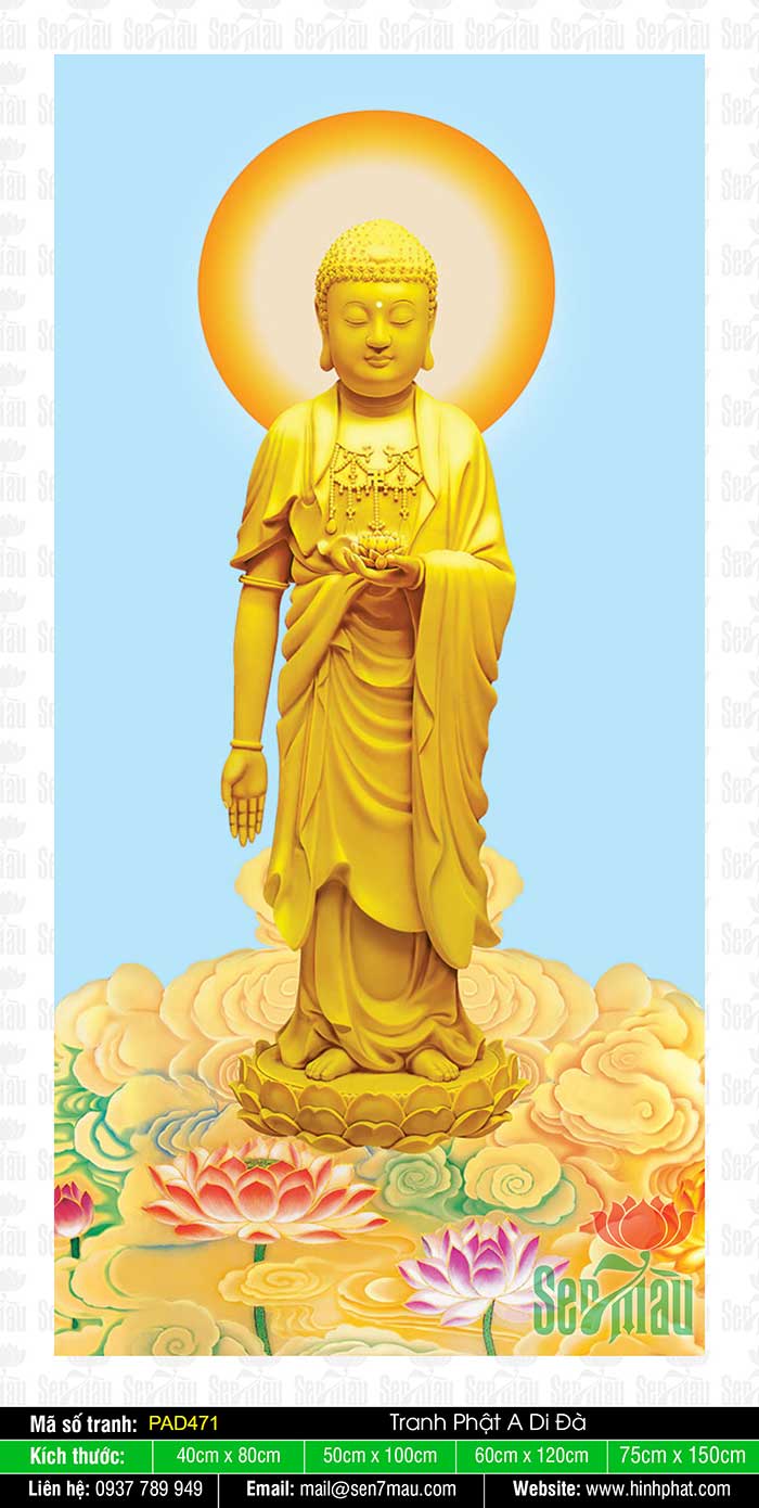 Ảnh A Di Đà Phật PAD471