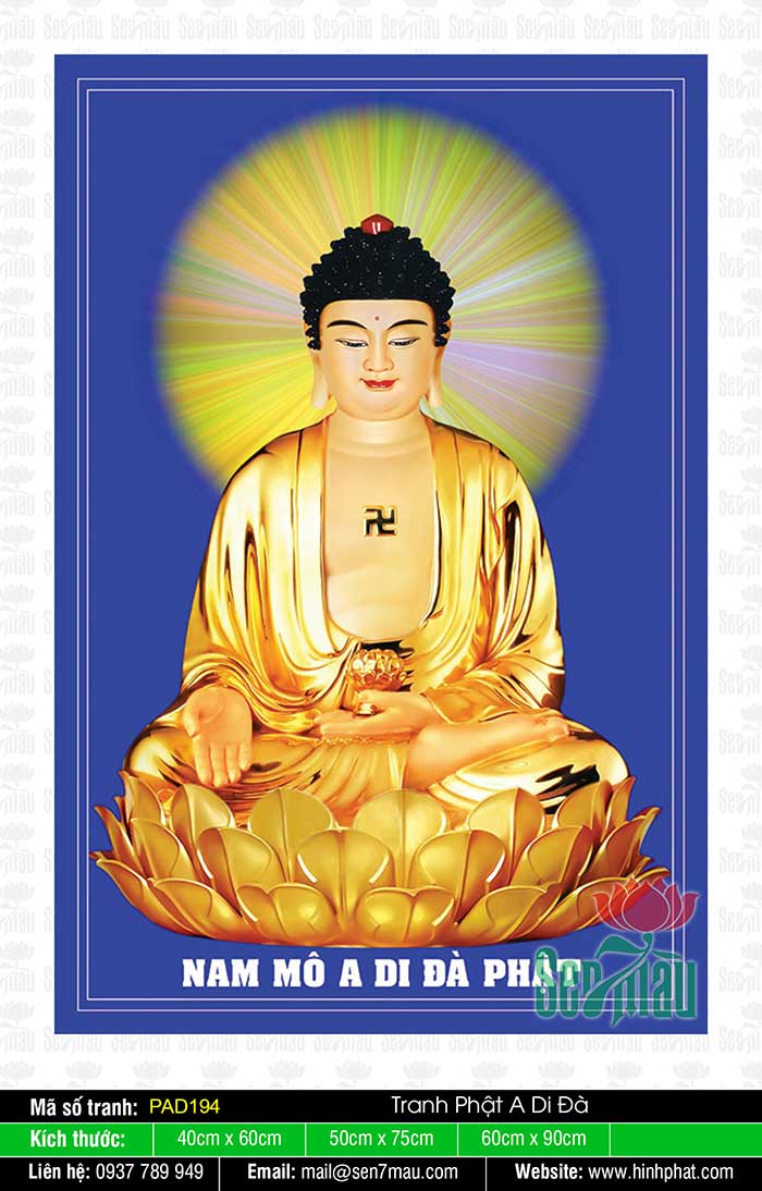 Ảnh Phật A Di Đà - PAD194