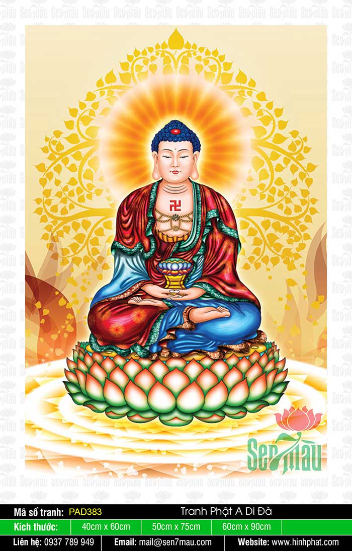 Ảnh Phật A Di Đà PAD383