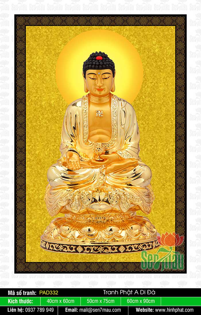 Hãy chiêm ngưỡng hình ảnh Đức Phật A Di Đà, vị Phật nhân từ đại cực Tây với tình yêu thương muôn trùng. Tấm lòng đại từ của Ngài sẽ giúp bạn tìm thấy bình an và sự an lạc trong cuộc sống.