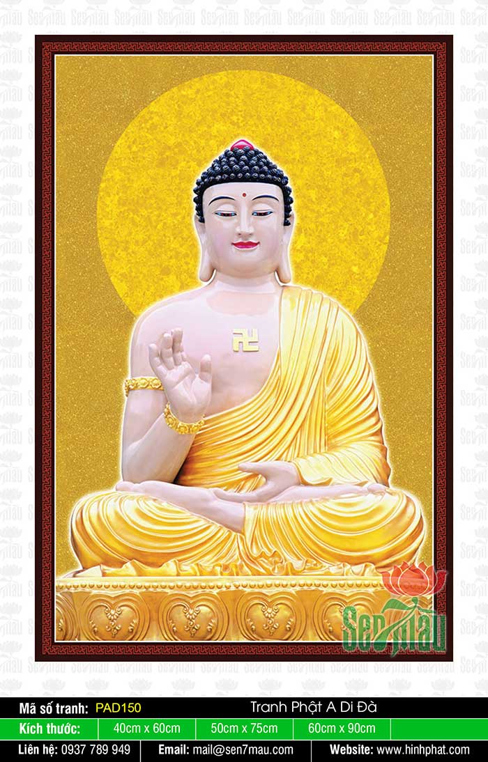 Hình Ảnh Phật A Di Đà Chất Lượng Cao - PAD150