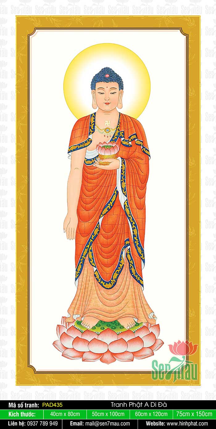 Hình Ảnh Phật A Di Đà PAD435
