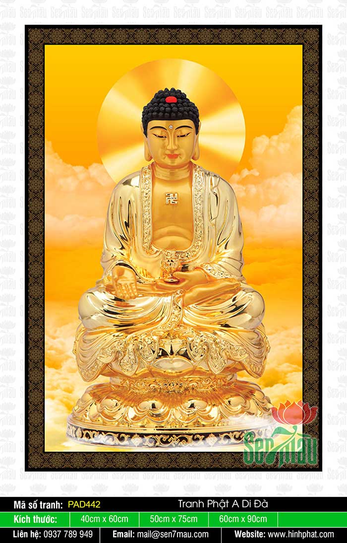 Hình Phật A Di Đà Đẹp Nhất PAD442