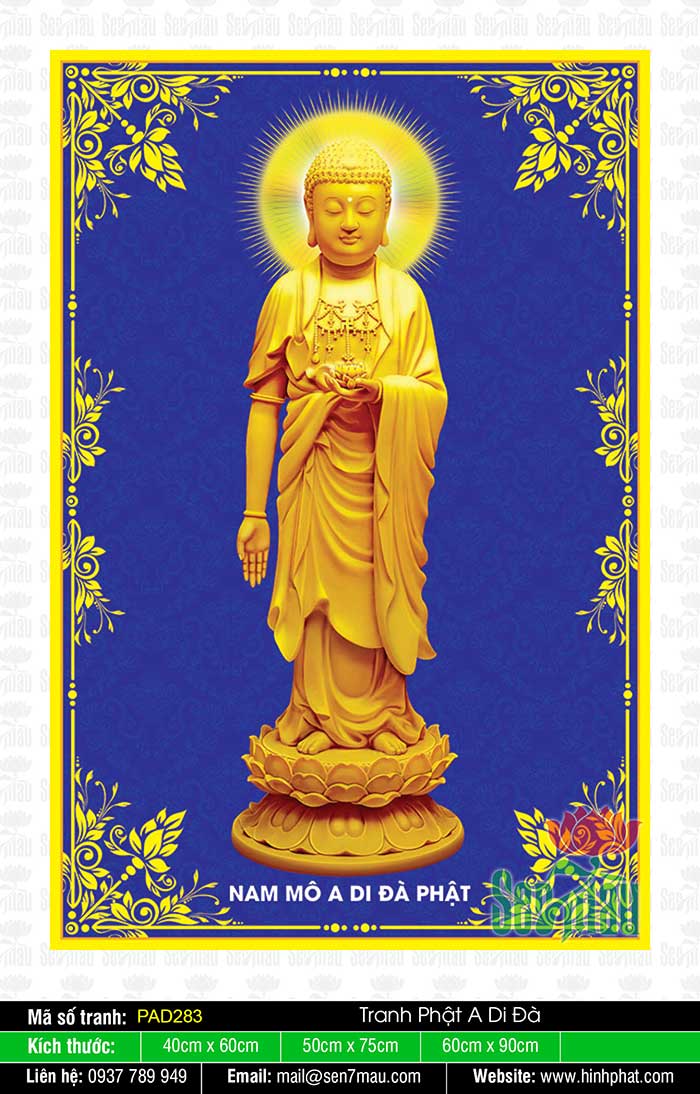 Hình Phật A Di Đà PAD283