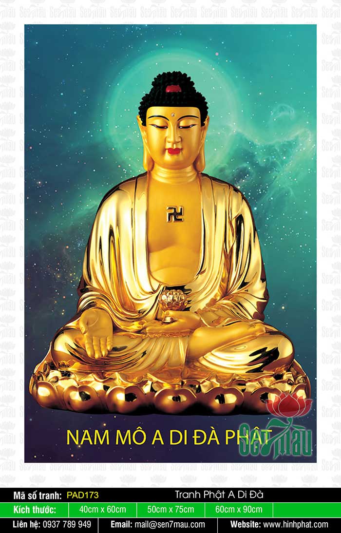 Tôn Ảnh Đức Phật A Di Đà - PAD173