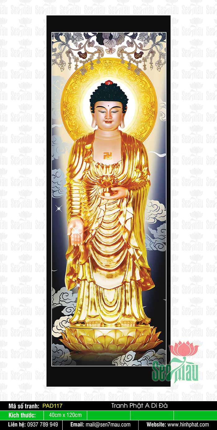 Tranh Ảnh Đức Phật A Di Đà - PAD117