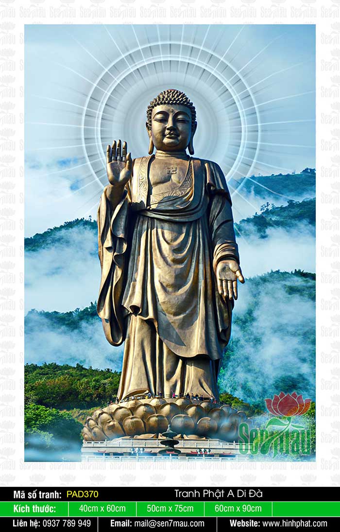 Tranh Phật A Di Đà PAD370