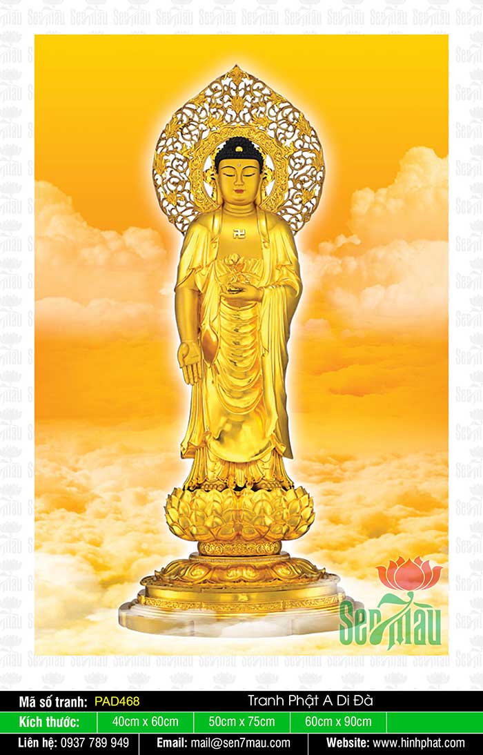 Tranh Về Đức Phật A-di-đà PAD468