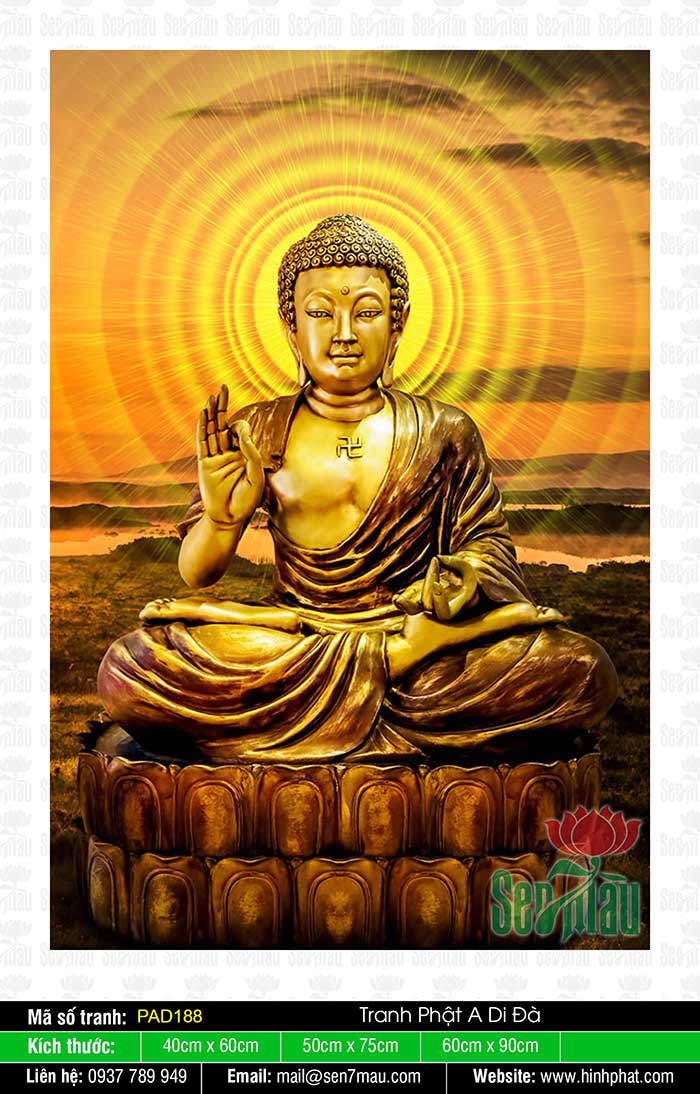 Tranh Về Phật A Di Đà - PAD188