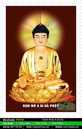 Ảnh Đức Phật A Di Đà Chất Lượng - PAD193