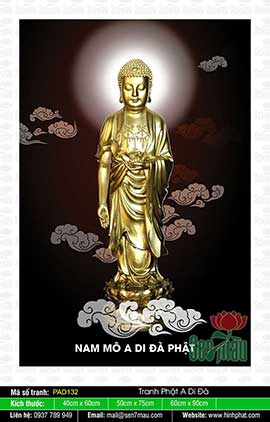 Ảnh Phật A Di Đà Chất Lượng Cao - PAD132