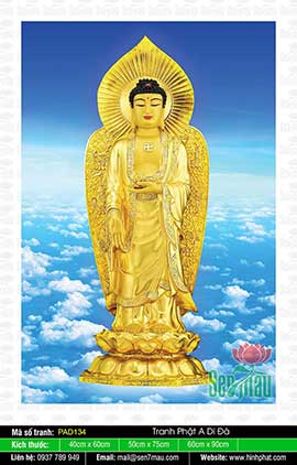 Ảnh Phật Adida - PAD134