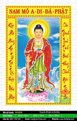 Đức Phật A Di Đà Đẹp - PAD200