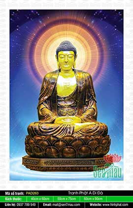 Đức Phật A Di Đà Đẹp - PAD263