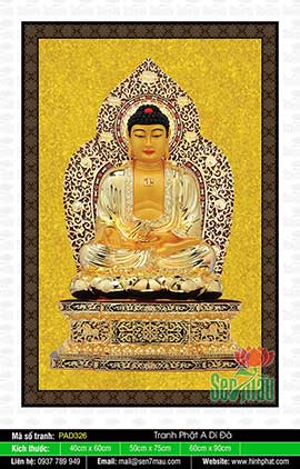 Đức Phật A Di Đà Đẹp PAD326
