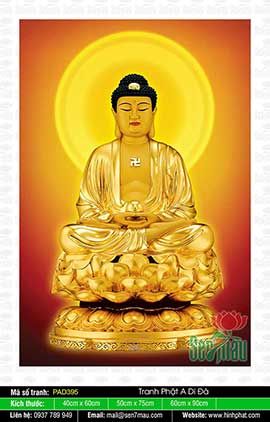 Hình Ảnh Đức Phật A Di Đà PAD395