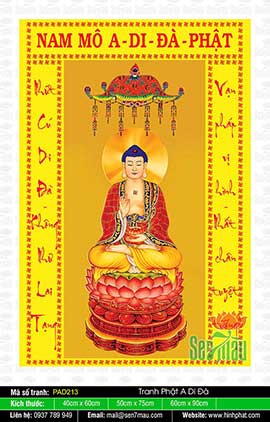 Hình Ảnh Phật A Di Đà Chất Lượng Cao PAD213