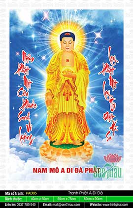 Hình Ảnh Phật A Di Đà - PAD85
