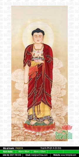 Hình Đức Phật A Di Đà Đẹp Nhất - PAD219