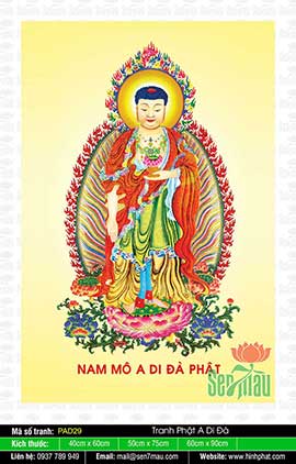 Hình Đức Phật A Di Đà - PAD29