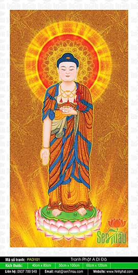 Hình Phật A Di Đà Chất Lượng Cao - PAD101