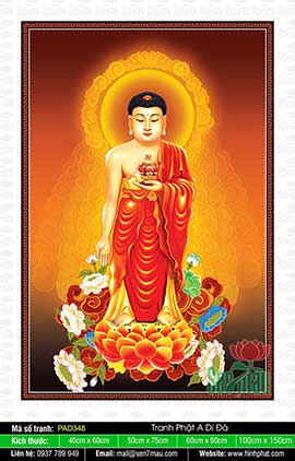 Hình Phật A Di Đà Chất Lượng Cao PAD348